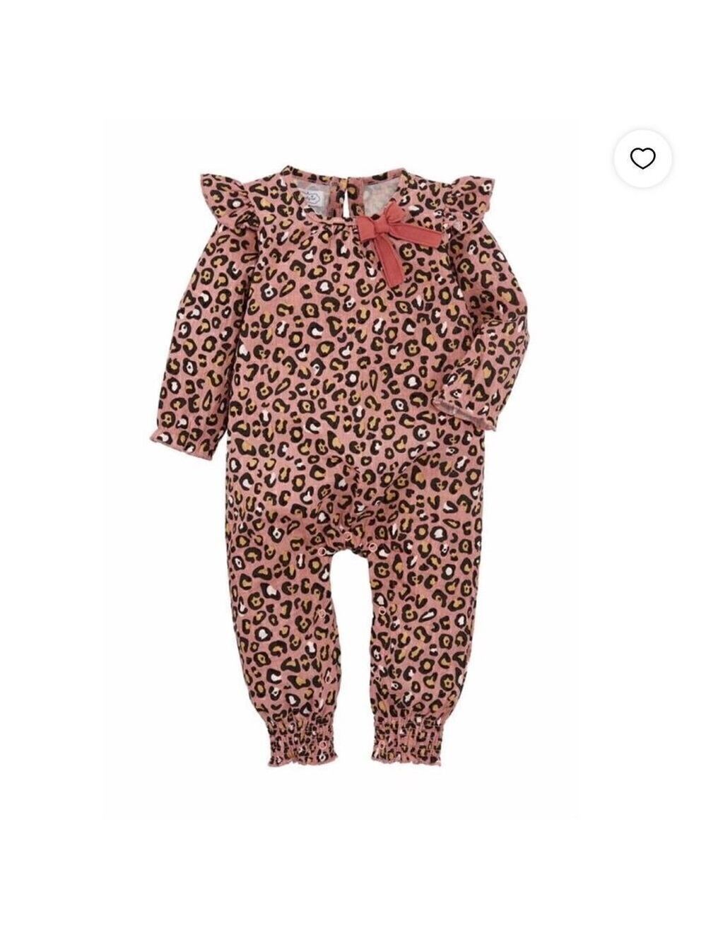 Mud Pie Baby Cotton Gauze Romper with Ruffles